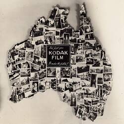 Photograph - Kodak, Map of Australia
