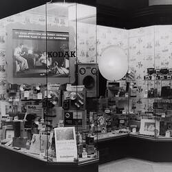 Photograph - Kodak Australasia Pty Ltd, Shop Front Display, Brownie Flash II Camera, Brisbane, Queensland, circa 1958