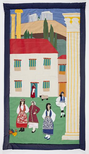 Wall Hanging - Migrant Women's Learning Centre, Greek, 1987