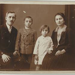 Photograph - Family Portrait, Nagyvárad, Hungary, 1910