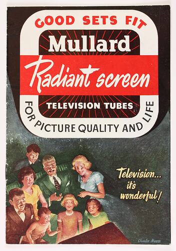 Booklet - `Good Sets Fit', Mullard Radiant Screen Television Tubes, 1956