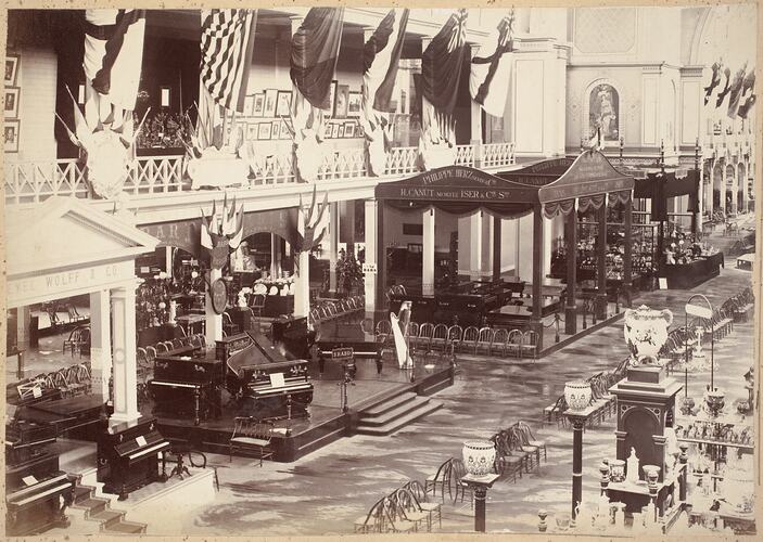 French Court, Great Hall, Exhibition Building, 1880-1881