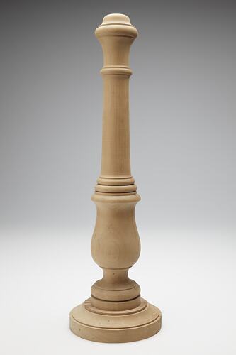 Lamp Base - Adolph Bruhn & Son, Wooden, Turned, circa 1970-1990