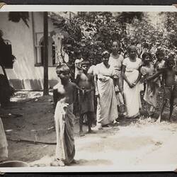 Photograph - Natives who Sold Pineapples, Palmer Family Migrant Voyage, Sri Lanka, 14 Mar 1947