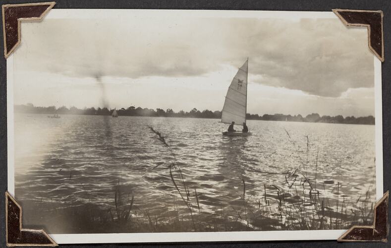 Small Racing Yacht, Palmer Family Migrant Voyage, England to Australia, 1947