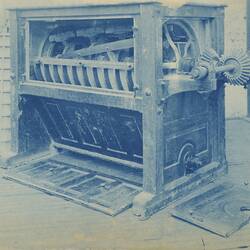 Photograph - Schumacher Mill Furnishing Works, Sifting Machine, Port Melbourne, Victoria, circa 1930s