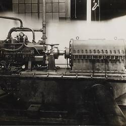 Photograph - Crankless Engines (Australia) Pty Ltd, Eight Cylinder Gas Engine, Fitzroy, Victoria, 1921