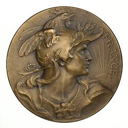 Medal - France, by Louis Alexandre Bottee, France, 1899