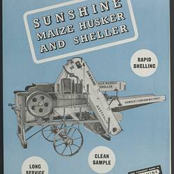 Publicity Leaflet - H.V. McKay Massey Harris, 'Maize Husker & Sheller', 1953