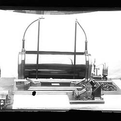 Glass Negative - Spark X-Ray Apparatus Built at 'Alma' by Dr Thomas Beckett, Northcote, Victoria, Nov 1901