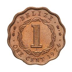 Coin - 1 Cent, British Honduras (Belize), 1974