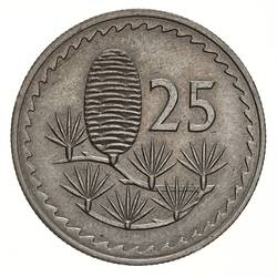 Coin - 25 Mils, Cyprus, 1968