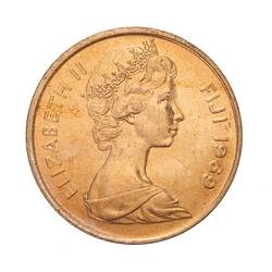 Coin - 1 Cent, Fiji, 1969