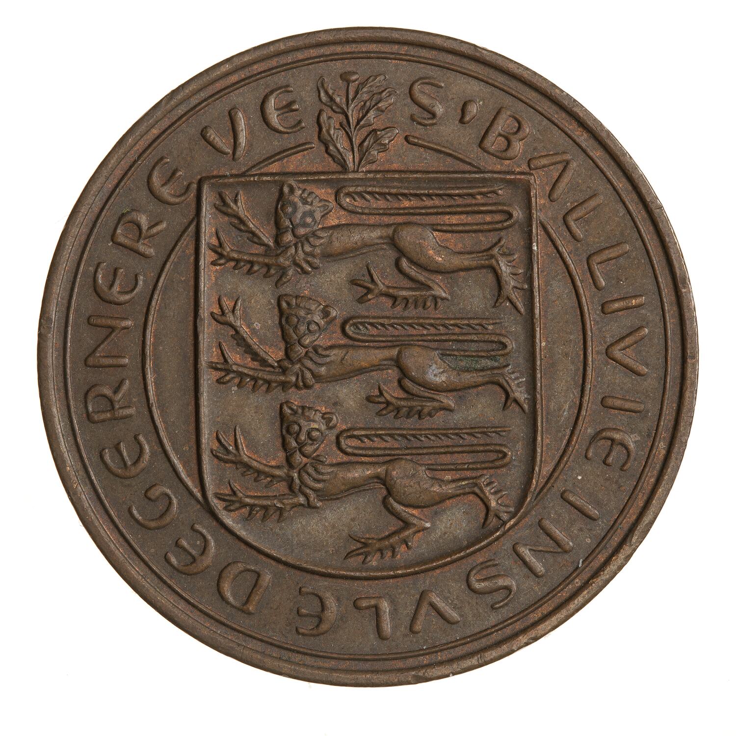 Coin 8 Doubles, Guernsey, Channel Islands,