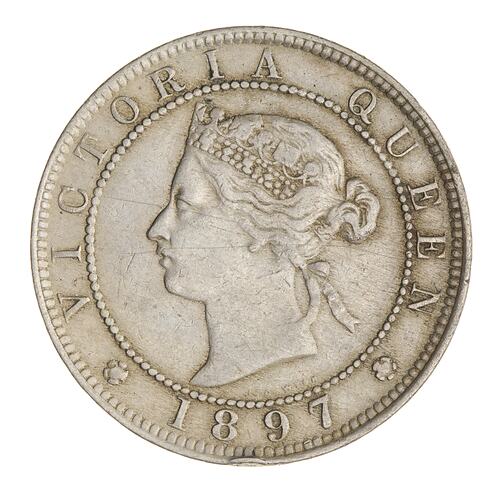 Coin - 1 Penny, Jamaica, 1897