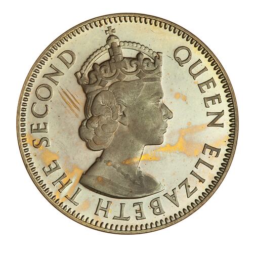 Proof Coin - 1/2 Penny, Jamaica, 1955