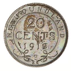 Coin - 20 Cents, Newfoundland, 1912