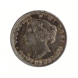 Coin - 5 Cents, Newfoundland, 1865
