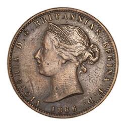 Coin - 1/13 Shilling, Jersey, Channel Islands, 1866