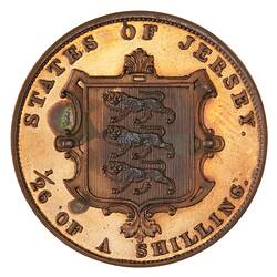 Proof Coin - 1/26 Shilling, Jersey, Channel Islands, 1861