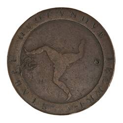 Coin - 1/2 Penny, Isle of Man, 1813