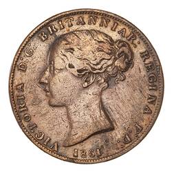 Coin - 1/26 Shilling, Jersey, Channel Islands, 1861