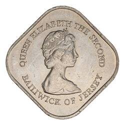 Coin - 1 Pound, Jersey, Channel Islands, 1981
