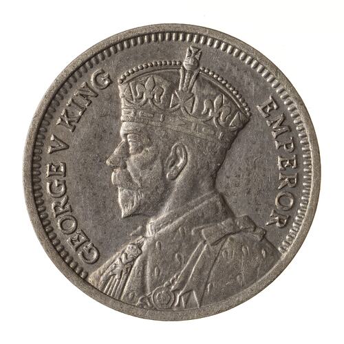 Coin - 3 Pence, New Zealand, 1933