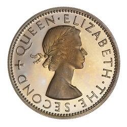 Proof Coin - 2 Shillings, Rhodesia & Nyasaland, 1955