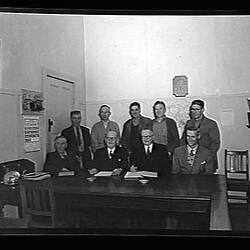 Negative - H.V McKay Massey Harris, Subvention Fund Committee, Sunshine, Victoria, 1954