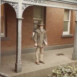 Digital Photograph - Worker, Newmarket, Sep 1985