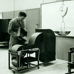 Photograph - Massey Ferguson, Threshing Laboratory, Sunshine, Victoria, 1967