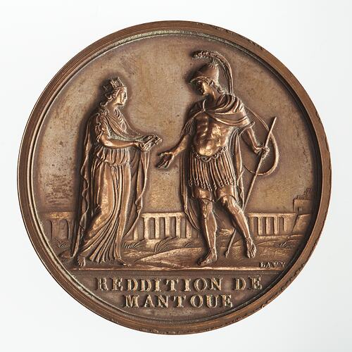 Medal - Capitulation of Mantua, Napoleon Bonaparte (Emperor Napoleon I), France, 1797