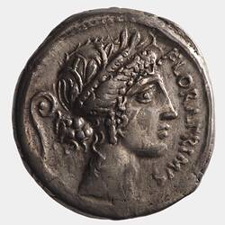 Coin - Denarius, C. SERVEIL C.F, Ancient Roman Republic, 57 BC
