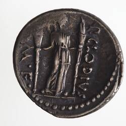 Coin - Denarius, P. CLODIVS, Ancient Roman Republic, 42 BC