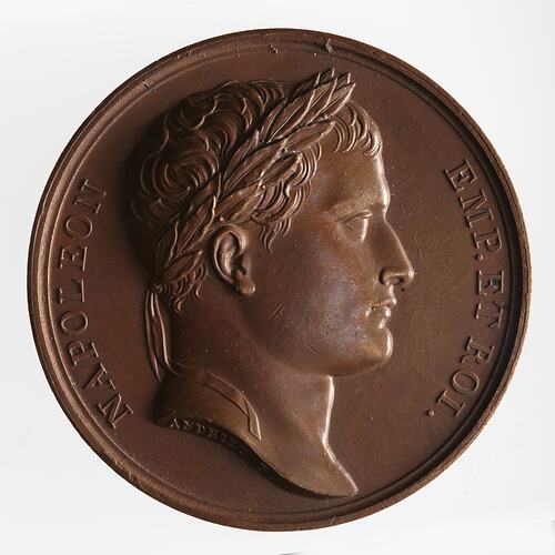 Medal - The Simplon, Napoleon Bonaparte (Emperor Napoleon I), France, 1807