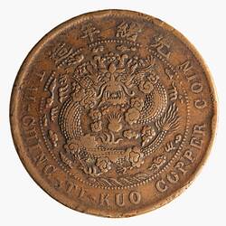 Coin - 20 Cash, Chihli, China, 1906