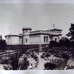 Photograph - Main Building, Melbourne Observatory, South Yarra, Victoria, 1880s