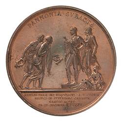 Medal - Pannonia Defeated, Napoleon Bonaparte (Emperor Napoleon I ...