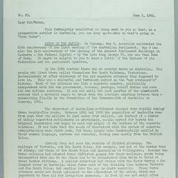 Newsletter - 'Australian Migration Newsletter', 2 Jun 1961