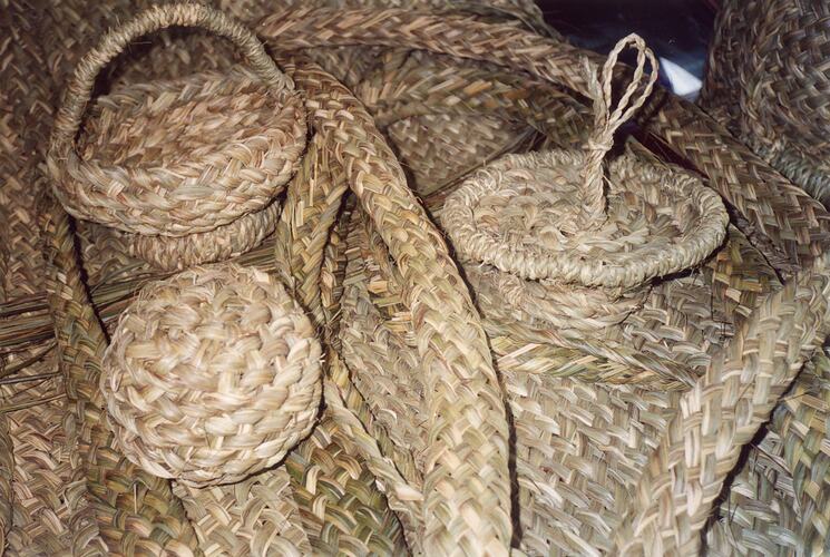 Basket Weaving Items by Giovanni D'Aprano, Melbourne, circa 1990