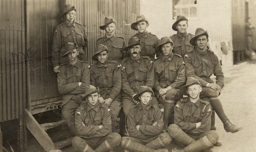 Australian Servicemen, 19th Reinforcements, 24th Battalion, A.I.F., World War I, circa 1917