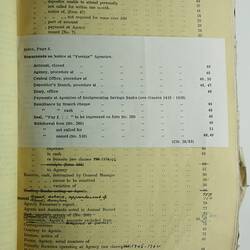 HT 34658, Book - 'The State Savings Bank of Victoria Staff Instructions', 1954
