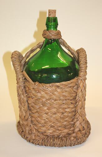Bottle Holder - Basket Weaving, Giovanni D'Aprano, Pascoe Vale South, 1970s