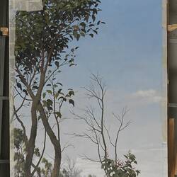 Diorama background painting