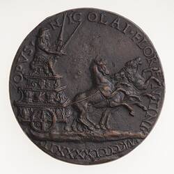 Electrotype Medal Replica - Alfonso I d'Este, 1492