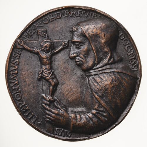 Electrotype Medal Replica - Girolamo Savonarola