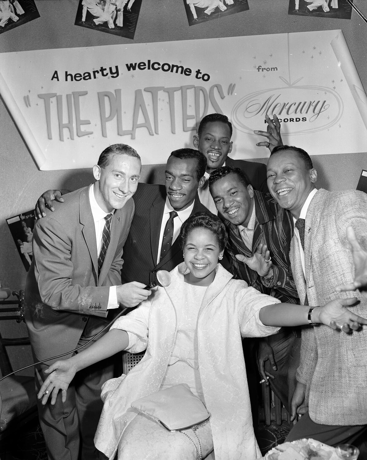 Negative Radio 7.E.X., Portrait of The Platters Pop Group, Victoria, 19 Mar 1959