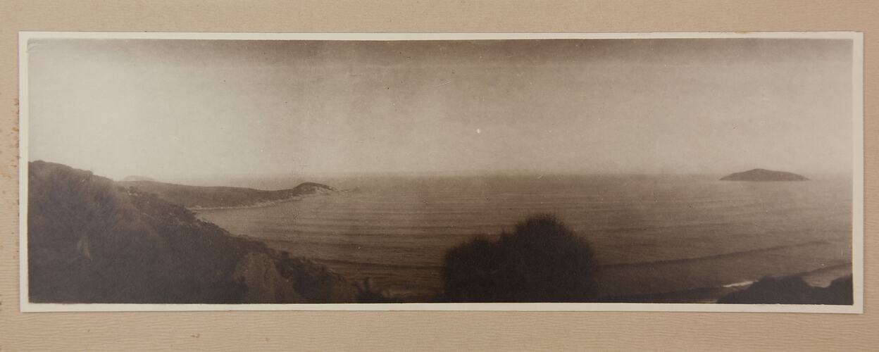 Mounted Photograph of Wilson's Promontory by Walter Baldwin Spencer, circa 1910