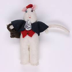 Toy Mouse - Male, Handmade for Barbara Woods, England, 1957